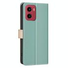 For Motorola Moto G05 Color Matching RFID Anti-theft Leather Phone Case(Green) - 3