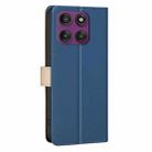 For Motorola Edge 60 Pro Color Matching RFID Anti-theft Leather Phone Case(Blue) - 3
