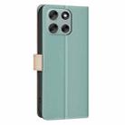For Motorola Moto G56 5G Color Matching RFID Anti-theft Leather Phone Case(Green) - 3