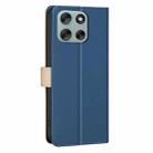For Motorola Moto G56 5G Color Matching RFID Anti-theft Leather Phone Case(Blue) - 3
