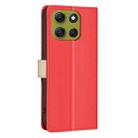 For Motorola Moto G86 5G Color Matching RFID Anti-theft Leather Phone Case(Red) - 3