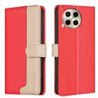 For Tecno Camon 30 5G / 4G Color Matching RFID Anti-theft Leather Phone Case(Red) - 1