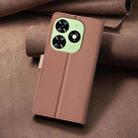 For Tecno Spark  Go 2024 / 20C / Pop 8 Color Matching RFID Anti-theft Leather Phone Case(Brown) - 3
