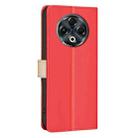 For Tecno Spark 30 4G Color Matching RFID Anti-theft Leather Phone Case(Red) - 3