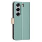 For Tecno Camon 40 Color Matching RFID Anti-theft Leather Phone Case(Green) - 3