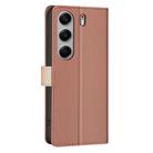 For Tecno Camon 40 Color Matching RFID Anti-theft Leather Phone Case(Brown) - 3