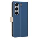 For Tecno Camon 40 Pro 5G Color Matching RFID Anti-theft Leather Phone Case(Blue) - 3