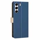 For Tecno Camon 40 Pro 4G Color Matching RFID Anti-theft Leather Phone Case(Blue) - 3