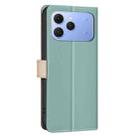 For Tecno Spark 40 4G Color Matching RFID Anti-theft Leather Phone Case(Green) - 3