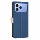 For Tecno Spark 40 4G Color Matching RFID Anti-theft Leather Phone Case(Blue) - 3