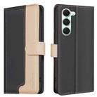 For Tecno Spark 40 Pro 4G Color Matching RFID Anti-theft Leather Phone Case(Black) - 1