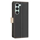 For Tecno Spark 40 Pro 4G Color Matching RFID Anti-theft Leather Phone Case(Black) - 3