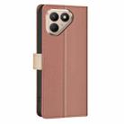 For Tecno Pova 7 Pro 5G Color Matching RFID Anti-theft Leather Phone Case(Brown) - 3