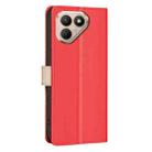 For Tecno Pova 7 Pro 5G Color Matching RFID Anti-theft Leather Phone Case(Red) - 3