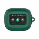 For JBL Live Beam 3 Wireless Bluetooth Earphones Silicone Protective Case(Dark Green) - 1