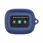 For JBL Live Beam 3 Wireless Bluetooth Earphones Silicone Protective Case(Dark Blue) - 1