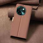 For vivo Y38 5G / Y200i 5G Color Matching RFID Anti-theft Leather Phone Case(Brown) - 3