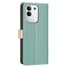 For vivo Y29 4G Color Matching RFID Anti-theft Leather Phone Case(Green) - 3