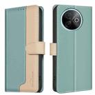 For vivo Y39 5G Color Matching RFID Anti-theft Leather Phone Case(Green) - 1