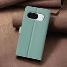 For Google Pixel 8 Color Matching RFID Anti-theft Leather Phone Case(Green) - 3