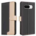 For Google Pixel 8 Color Matching RFID Anti-theft Leather Phone Case(Black) - 1