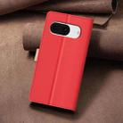 For Google Pixel 8 Color Matching RFID Anti-theft Leather Phone Case(Red) - 3