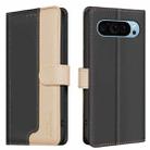 For Google Pixel 9 Color Matching RFID Anti-theft Leather Phone Case(Black) - 1