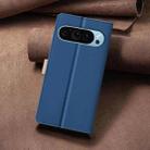 For Google Pixel 9 Color Matching RFID Anti-theft Leather Phone Case(Blue) - 3