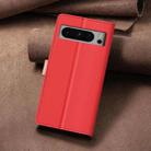 For Google Pixel 9 Pro Color Matching RFID Anti-theft Leather Phone Case(Red) - 3