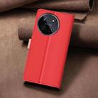 For Realme 11 4G Global Color Matching RFID Anti-theft Leather Phone Case(Red) - 3