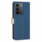 For Realme C75 4G Color Matching RFID Anti-theft Leather Phone Case(Blue) - 3