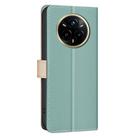 For Realme 14 Pro Color Matching RFID Anti-theft Leather Phone Case(Green) - 3