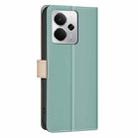 For Realme 14 5G Global Color Matching RFID Anti-theft Leather Phone Case(Green) - 3