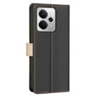 For Realme 14 5G Global Color Matching RFID Anti-theft Leather Phone Case(Black) - 3