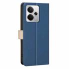 For Realme 14 5G Global Color Matching RFID Anti-theft Leather Phone Case(Blue) - 3