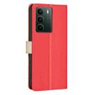 For Realme C71 4G Global Color Matching RFID Anti-theft Leather Phone Case(Red) - 3