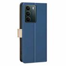 For Realme C71 4G Global Color Matching RFID Anti-theft Leather Phone Case(Blue) - 3