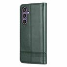 For Samsung Galaxy S25 FE 5G AZNS Magnetic Calf Texture Flip Leather Phone Case(Dark Green) - 3