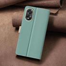 For OPPO A38 4G / A18 4G Color Matching RFID Anti-theft Leather Phone Case(Green) - 3