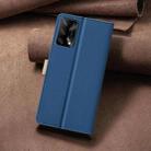 For OPPO A74 4G / F19 4G Color Matching RFID Anti-theft Leather Phone Case(Blue) - 3