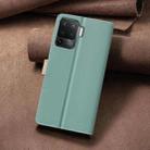 For OPPO A94 4G / Reno5 F / F19 Pro Color Matching RFID Anti-theft Leather Phone Case(Green) - 3