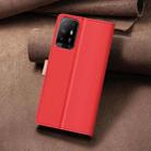 For OPPO A94 5G / Reno5 Z / F19 Pro+ Color Matching RFID Anti-theft Leather Phone Case(Red) - 3