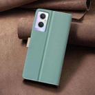 For OPPO A96 5G / Reno7 Z Color Matching RFID Anti-theft Leather Phone Case(Green) - 3