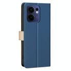 For OPPO Reno13 F 5G Color Matching RFID Anti-theft Leather Phone Case(Blue) - 3