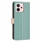 For OPPO Reno14 F 5G Color Matching RFID Anti-theft Leather Phone Case(Green) - 3