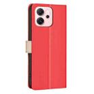 For OPPO Reno14 F 5G Color Matching RFID Anti-theft Leather Phone Case(Red) - 3