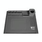 BEST S-190 High-temperature Resistant Silicone Pad Workbench Pad(Grey) - 1
