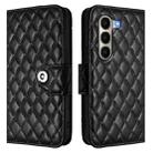 For Itel A95 5G Rhombic Texture Flip Leather Phone Case with Lanyard(Black) - 2