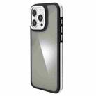 For iPhone 13 Pro Max Gold Shield 3 in 1 Phone Case(White) - 1