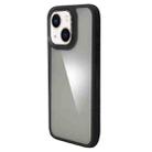 For iPhone 15 Gold Shield 3 in 1 Phone Case(Black) - 1